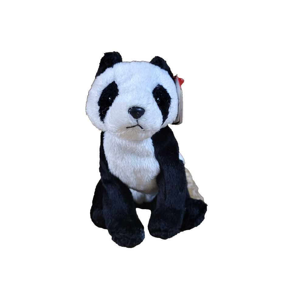 Ty Beanie Baby China Panda Bear 2000 Plush Stuffed Animal w/ Tag Retired